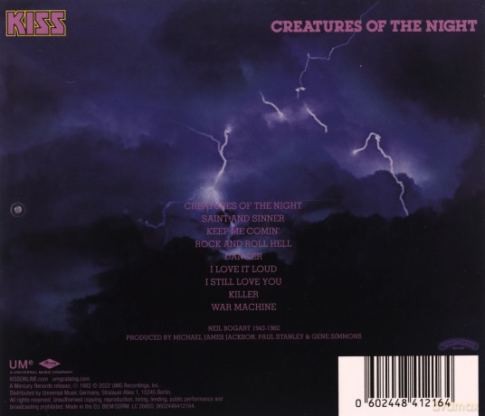 Kiss: Creatures Of The Night 40th (Rmst.De Version CD) [CD]
