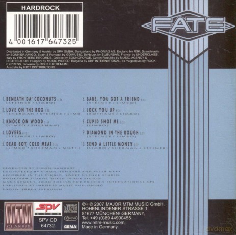 Fate: Cruisin' for Bruisin' [CD]