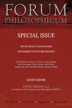 Forum Philosophicum T. 16/1/2011. International Journal For Philosophy [KSIĄŻKA]
