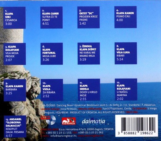 Dalmacijo Klapa Ti je Ime Vol. 2 [CD]