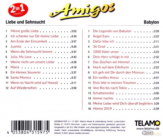 Amigos: 2 in 1 [2CD]