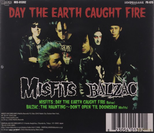 Misfits: Day the Earth Caught Fire [CD]