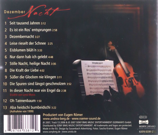 Andrea Berg: Dezember Nacht [CD]