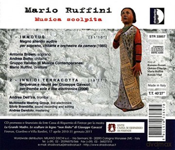 Brown: Mario Ruffini: Musica Scolpita - Immotus - Inni di Terracotta [CD]