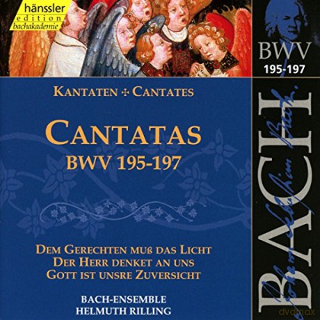 Bach-Collegium: Edition Bachakademie Vol. 59 (Geistliche Kantaten BWV 195-197) [CD]