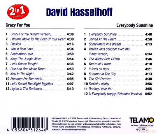 David Hasselhoff: 2 in 1 [2CD]