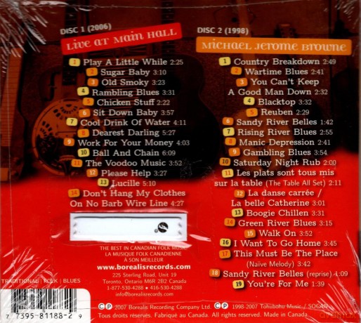 Michael Jerome Browne: Double [2CD]