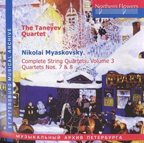 Taneyev Quartet: Miaskowsky: Die Streichquartette Vol. 3 [CD]