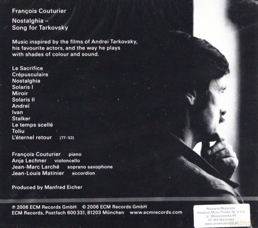 Couturier/ Lechner/ Larche/Matinier: Song For Tarkovsky [CD]