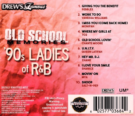 Drew's Famous Old School Memories: '90S Ladies of R&B [CD]