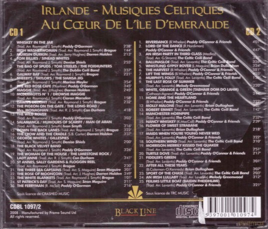Irlande Musique Celtiques [2CD]