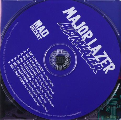 Major Lazer: Be Together [CD]