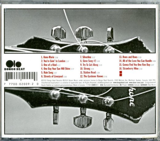 Dave Rave: Live With What You Know [CD]