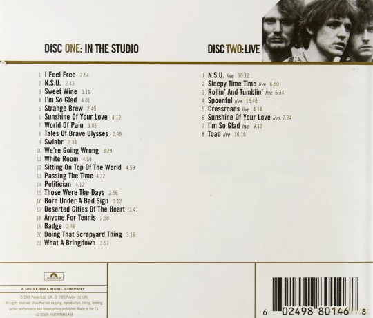 Cream: Gold (Remastered) [2CD]