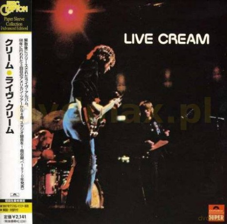 Cream: Live Cream (Japanese Papersleeve) (ecopack) [CD]