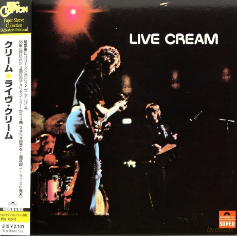 Cream: Live Cream (Japanese Papersleeve) (ecopack) [CD]