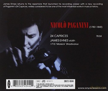 James Ehnes: Paganini: 24 Capricen Op.1 [CD]