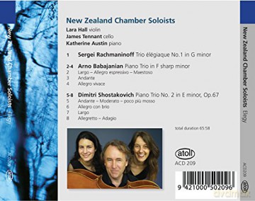 New Zealand Chamber Soloists: Elegy [CD]