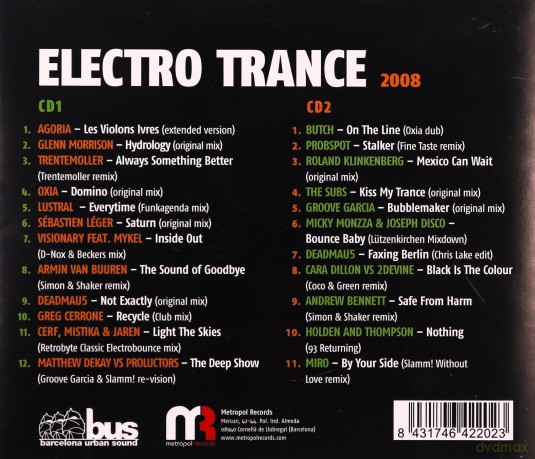 Electro Trance 2008 [2CD]