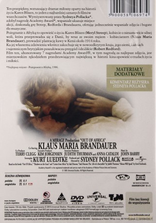 Pożegnanie z Afryką (Pure Gold) [DVD]