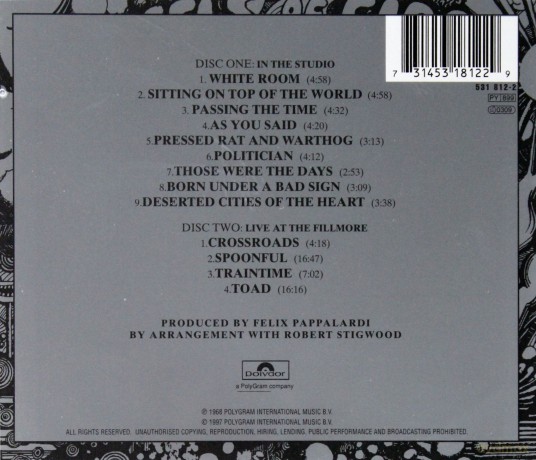 Cream: Wheels Of Fire (Wersja Zremasterowana) [2CD]