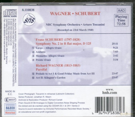 Nbc Symphony Orchestra: Toscanini Concert Edition (Aufnahme 23.03.1940) [CD]