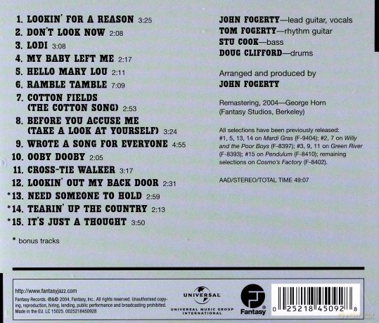 Creedence Clearwater Revival: Creedence Country [CD]