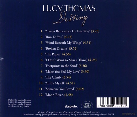 Lucy Thomas: Destiny [CD]