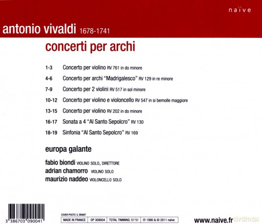Biondi: Violinkonzerte [CD]
