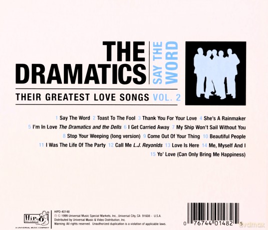 Dramatics: Vol. 2-Say the Word-Their Grea [CD]