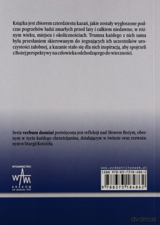 Na Progu Wieczności. Kazania pogrzebowe [KSIĄŻKA]
