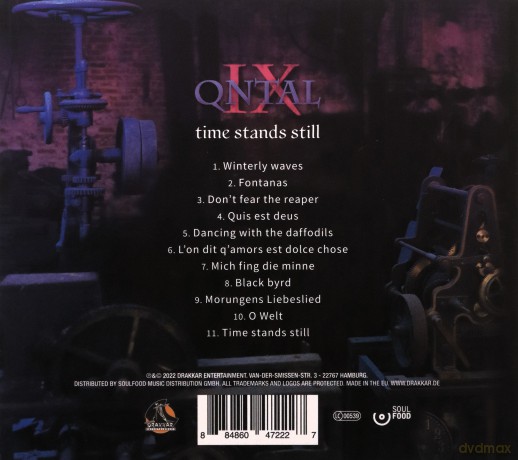 Qntal: IX - Time Stands Still (digipack) [CD]