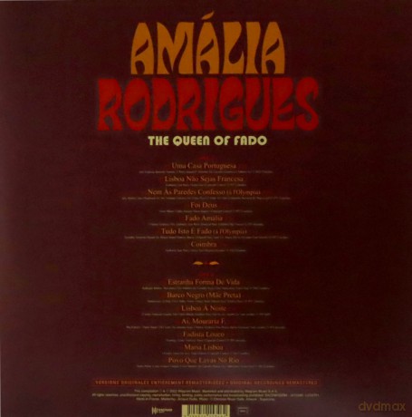 Amalia Rodrigues: The Queen Of Fado [Winyl]