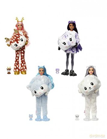 Barbie Cutie Rev Zimowa Kraina Lalka Ast Hjm124