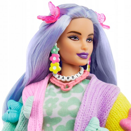 Barbie Extra Moda Lalka Motylkowe Dekoracj Hkp95