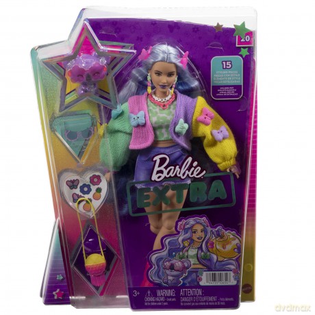 Barbie Extra Moda Lalka Motylkowe Dekoracj Hkp95