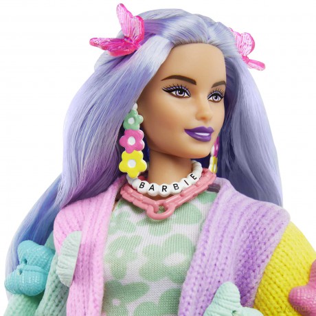 Barbie Extra Moda Lalka Motylkowe Dekoracj Hkp95