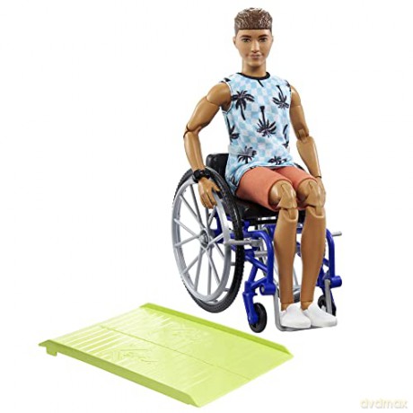 Barbie Ken na Wozku Top w Palmy Hjt592