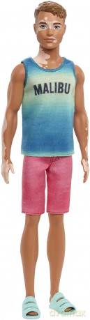 Barbie Ken Stylowy Malibu Bielactwo Hbv266
