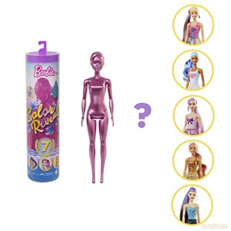 Barbie Kolor Niesp Brokat Lalka Ast Cdu Gwc556