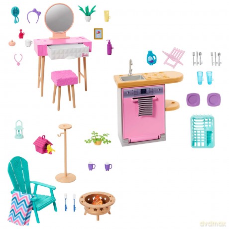 Barbie Mebelki i Dekoracje Ast Hjv323