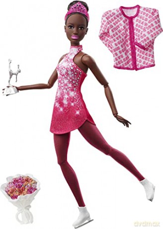 Barbie Sporty Zimowe Lyzwiarka Hcn316