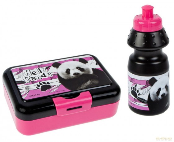 Bidon z Pudełkiem Śniadaniowym Panda Starpak 450795