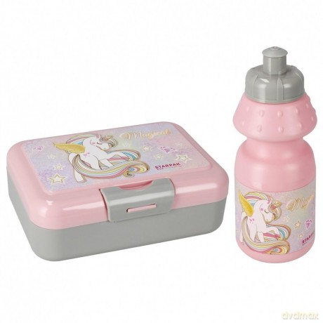 Bidon z Pudełkiem Śniadaniowym Unicorn Starpak 490063