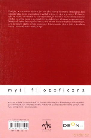 Estetyka Filozoficzna - Günther Pöltner [KSIĄŻKA]