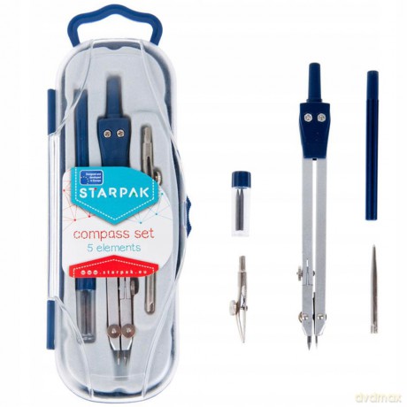 Cyrkiel Metalowy 5 el. Starpak 447747