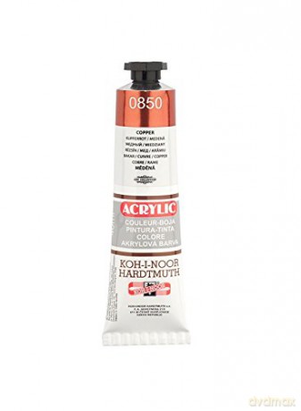 Farby Akrylowe 40 Ml Copper w Tubie Koh-I-Noor 162707