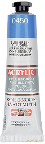 Farby Akrylowe Błękitny Morski 40 ml Koh-I-Noor 162734