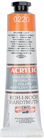 Farby Akrylowe Jasnopomarańczowe w Tubie 40 ml Koh-I-Noor 162727