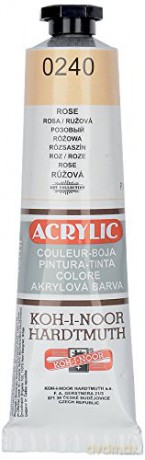Farby Akrylowe Różowe w Tubie 40 ml Koh-I-Noor 162729